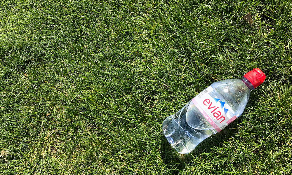 Danone to halve amount of virgin plastic used by the water brands