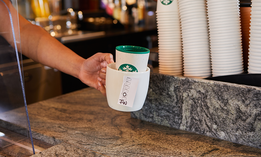 Reusable cups back on the menu at Starbucks