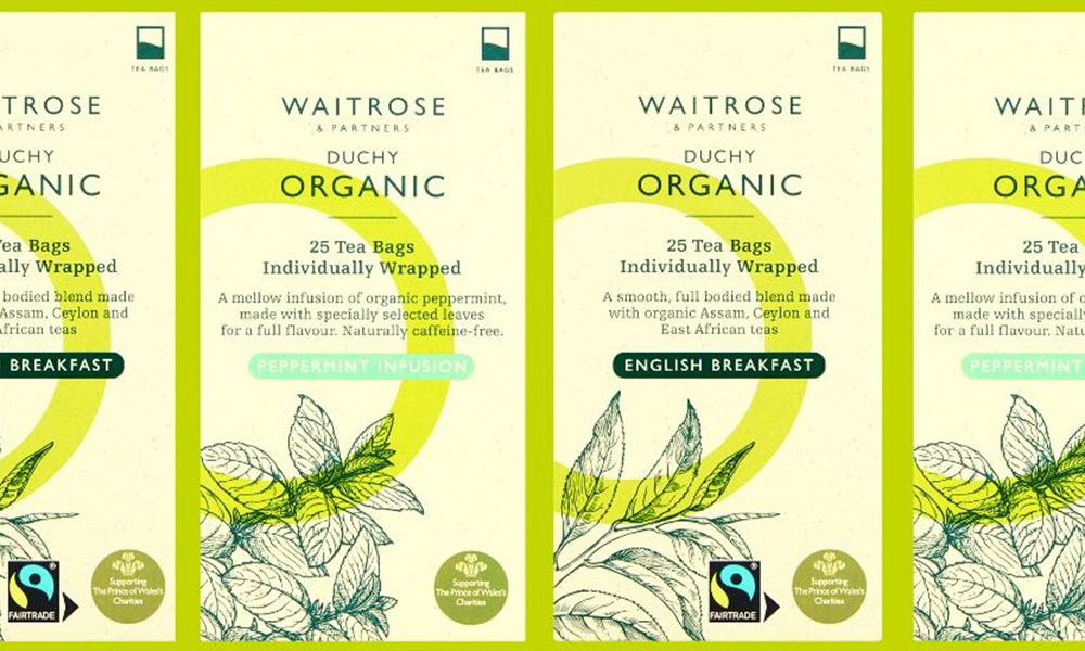 Waitrose launches own brand home compostable tea bags